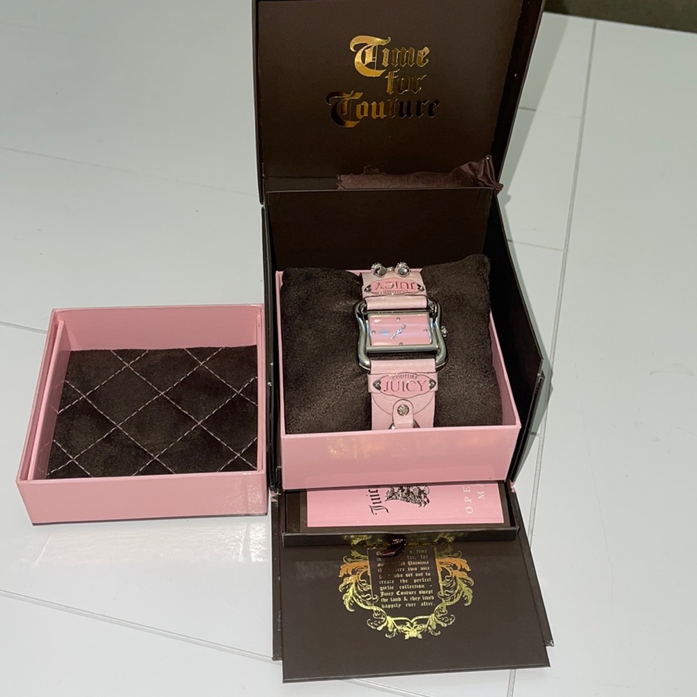 Juicy couture pink watch